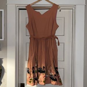 Lindy Bop a-line dress with matching belt